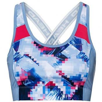 Head Cross Bra W Camisetas, Mujer, Royal Blue/Dark Blue, Extra-Large