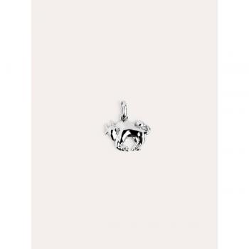 Charm Zodiaco Tauro - Colgante para Cadena en Aleación de Metales Bañado en Rodio - Accesorio del Signo del Zodiaco - Joyería Combinable con Collar