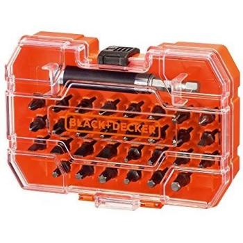 Black+Decker A7228-XJ A7228-XJ-Juego de 31 Piezas para Atornillar con Adaptador magnético