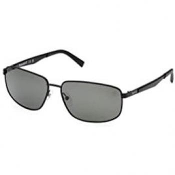 Gafas de sol Timberland TB9300 Polarizadas Rectangulares Matte Negro Unisex 62 MM