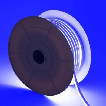 Bobina Neón LED 24V DC 120LED/m 50m IP65 Corte cada 5 cm Azul