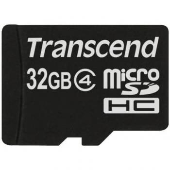Transcend 32GB MicroSDHC Class 4 Memory Card