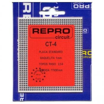 Placa Baquelita Topos Paso 2,54mm 77X90mm