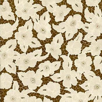 Equipo DRT Albinoni Oro - Papel pintado floral vintage, color oro