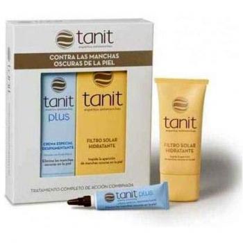 Tanit Plus Duplo Tanit Sunscreen 15ml + 50ml and Tanit Depigmenting Treatment Case 2 pcs