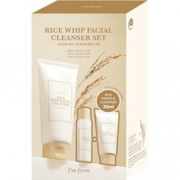 I'm From Rice Whip Facial Cleanser Set - 3 Piece Skincare Collection