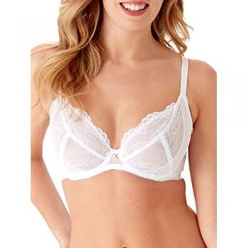 Gossard Superboost Lace Non-Padded Plunge Bra - White 34D