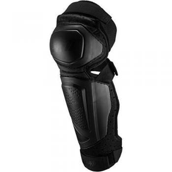 Leatt La Rodillera/Tibia 3.0 Ext es una excelente protección Probada y certificada CE y es Compatible con la práctica de Ciclismo de montaña, Rodilleras Mixtas, Unisex Adulto, Color Negro, tamaño S/M