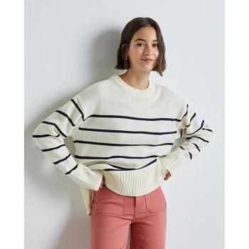Easy Wear - Jersey de punto con cuello caja mujer