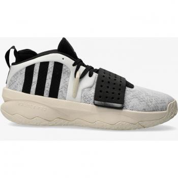 Adidas Dame 8 Extply Basketball Shoes for Men - Black/White/Multi-Color, Size 41.5