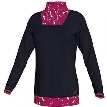 Sweatshirt Neck Electra Black-Fuchsia Woman Talla L