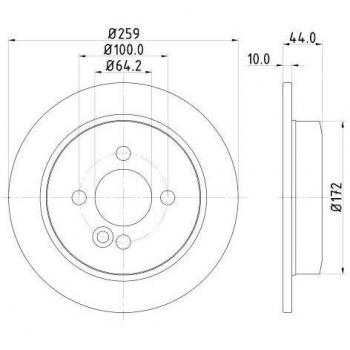 Disco de Freno Hella 8DD355115261 - Alta Calidad