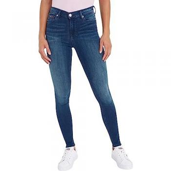Tommy Jeans Women's Nora Mid Rise Skinny Stretch Jeans Blue 28/32