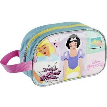 Cerdá Life's Little Moments Neceser de Aseo para Viaje Princess Pink, para Niñas, con Bolsillo Principal y Módulo para Nombre, Color Rosa