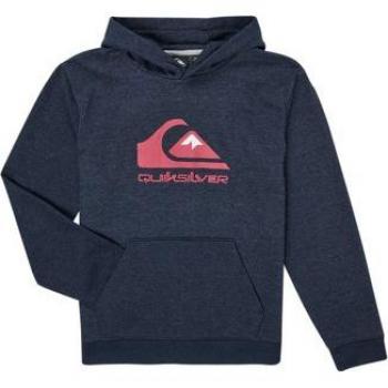 Quiksilver - Sudadera de niños con el icónico logo Quiksilver en tamaño grande.