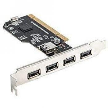 LANBERG Tarjeta PCI 4X USB2.0 EXTERNOS + 1X USB2.0 Interno