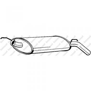 Silenciador trasero BOSAL 200-149 para Renault Super 5 3/5 puertas