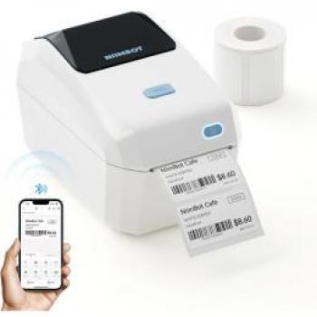 Impresora Térmica Portátil Bluetooth Niimbot K3 Cream con 230 Etiquetas Adhesivas