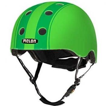 Casco Infantil Urbano Melon Decent Doble Verde XXS-S (46-52 cm) con Cierre Magnético