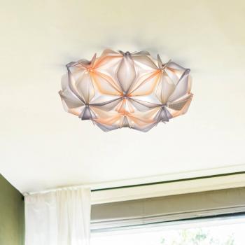Plafoniera Slamp La Vie M, 47 cm de ancho, color ámbar