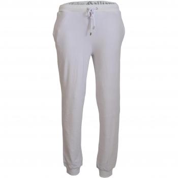 John Galliano White Cotton Logo Men's Jogger Pants - IT48 | M