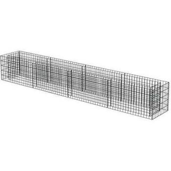 Gabion Raised Bed Galvanised Steel 360x50x50 cm