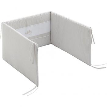 Cambrass Almohada Cuna 60 Mini Windsord Crudo - Suave y Cómodo, Protector para cuna 60x120 cm Cambrass Mini Windsord
