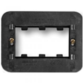 Placa de Interruptor Veravetro 3 Modulos AVE 45V03