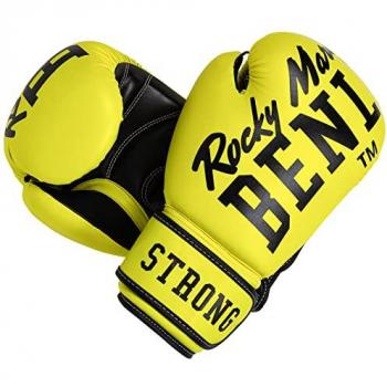 Benlee Chunky B Neon Yellow Artificial Leather Boxing Gloves 10 oz Unisex