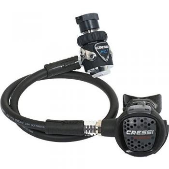Cressi MC9 DIN regulador Compacto equilibrado Plateado Metallic/Grey