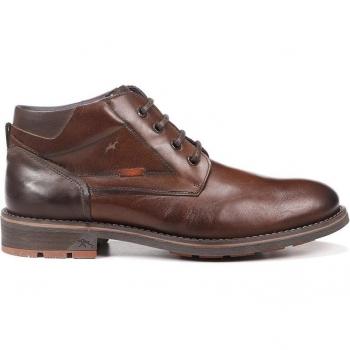 Fluchos Terry F1341 Botines para Hombre de Piel Marrón Claro