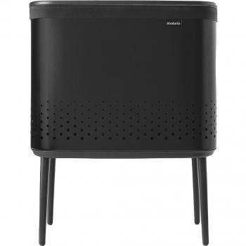 Brabantia 200526 - Cesto de ropa negro 60L Rectangular