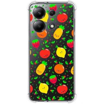 Funda Antigolpes de Silicona para Xiaomi Redmi Note 13 4G con Diseño de Frutas 01