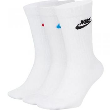 Nike Sportswear Everyday Essential Calcetines Deportivos Blanco (Tamaño 42-46)