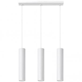 Lámpara de Techo Lagos 3 Focos GU10 Acero Color Blanco