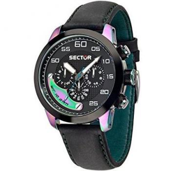 Sector Reloj analogico para Hombre de Cuarzo con Correa en Piel R3251575009