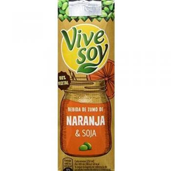 Vivesoy - Zumo de Naranja y Soja 100% Vegetal- Pack de 3 x 250 ml
