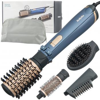 BaByliss Style Pro 1000 - Moldeador de Cabello con Tecnología Iónica, 2 Temperaturas y Función de Calor en Azul