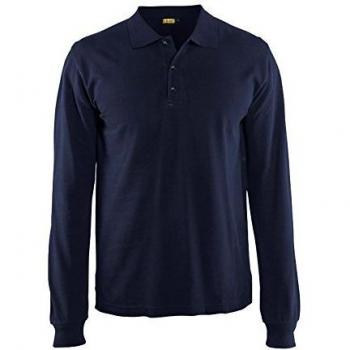 Blaklader Long Sleeve Polo Shirt Navy Size XXL