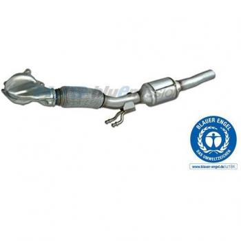 Catalizador HJS 96 11 4022 con piezas de ensamblaje y etiqueta ecológica L'Ángel Azul para SEAT Altea