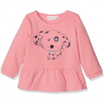 NAME IT Nbfnessie Swe O-Neck BRU, Sudadera para Bebés, Rosa
