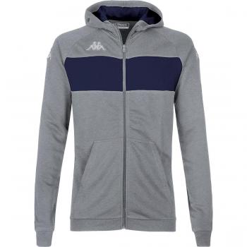 Kappa Sudadera con Capucha Dacciozi, sudadera de manga larga, con cremallera frontal, capucha ajustable, tejido suave y cómodo, diseño moderno y deportivo