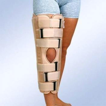 ORTESIS INMOVILIZADORA DE RODILLA DE TRES PANELES A 0° - 50