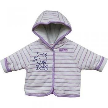 Schnizler Kapuzenjacke Nicki Lovely Teddy, warm wattiert - Chaqueta Bebé-Niña, color violeta, talla 80