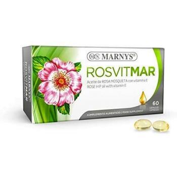MARNYS Rosvitmal Perlas de Aceite de Rosa Mosqueta con Vitamina E 60 Cápsulas