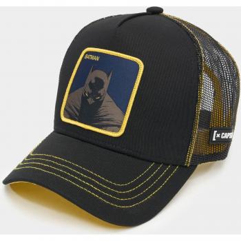 Gorra trucker con malla Capslab Batman Negro Hombre