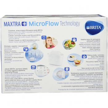 BRITA MAXTRA+ -4 Filtros Recambios compatibles con jarras 4 Meses de Agua filtrada-4 Cartuchos, Caucho, Blanco, Plus, 4
