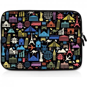 Sidorenko 15-15,6 Pulgada Funda para Laptop | Caja del Cuaderno Neopreno | Caja del Ordenador portátil Cremallera Duradera Protección de 3 Capas, Resistentes al Agua