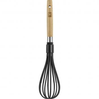 Batidor de Varillas de Acero Inoxidable y Madera BRA Market 31 cm A194001