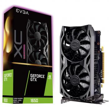 EVGA GeForce GTX 1650 XC Gaming 4 GB GDDR5 Graphics Card, 896 Core, 1485 MHz GPU, 1860 MHz Boost